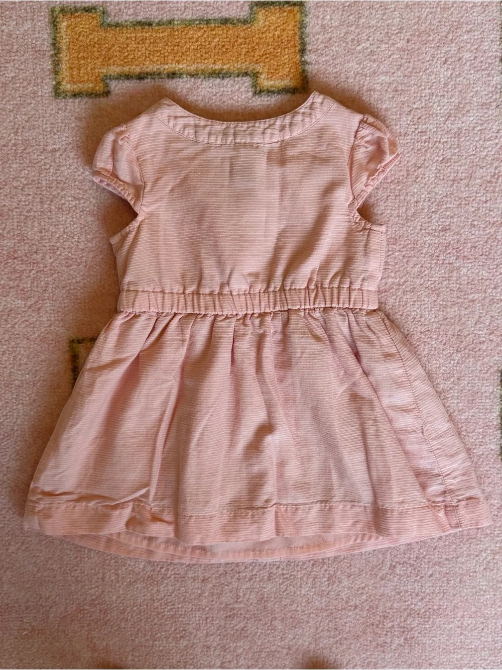 Baby Girl Pink Dress Romper Skirt Lot 12-18M Carters Cat & Jack Old Navy